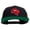 Black, variant on Valentines Day with Kiss Embroidered Wool Blend Prostyle Snapback - Navy OSFM