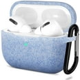 thumbnail image 1 of IBAOLEA Compatible with AirPods Pro Case, Protective Silicone Cover Compatible with AirPods Pro (2019) Bling Blue, 1 of 7
