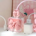 thumbnail image 4 of Pink Bow Cable Charger Protector Sleeve For IPhone 15 14 13 12Pro Max 18W 20W Original Charger Data Cable Wire Winder Protective PinkBL, 4 of 6