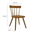 thumbnail image 4 of Modway Sutter 18" Spindle Back Modern Wood Dining Side Chair in Walnut, 4 of 9