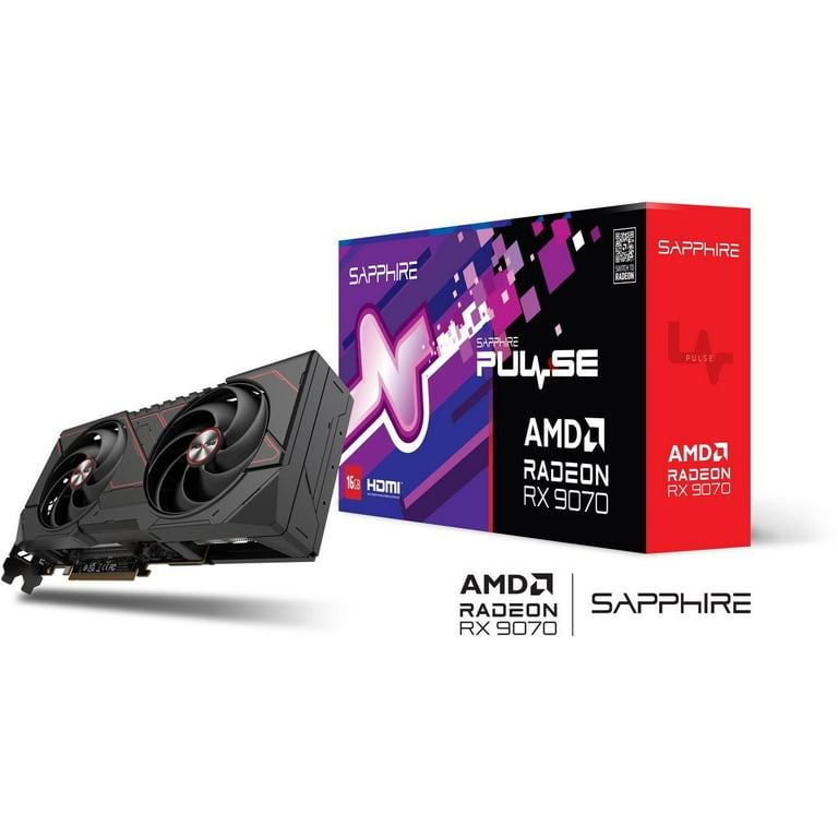 SAPPHIRE PULSE Radeon RX 9070 16GB GDDR6 PCI Express 5.0 x16 ATX