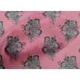 thumbnail image 4 of oneOone Organic Cotton Voile Fabric Leaves & Floral Block Decor Fabric Printed BTY 42 Inch Wide, 4 of 4