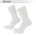 thumbnail image 3 of Unique Bargains Cycling Socks Quick-DryingSweat-Absorbent Anti-Friction Outdoor Bike Socks White Size l Neutral and Universal 1 Pair Luminous Letter Y, 3 of 6