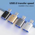 thumbnail image 5 of YIEMEEN Lightweight USB C Male to USB3.0 A Female Converters Phones Charging Adapter with Inidicator Light for Easy Data Transfer, 5 of 13