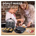 thumbnail image 4 of 6Holes Fully Automatic Mini Donut Maker Machine - with-Quality ABS Shell Non-Stick Easy Clean ,Easy to Operate, 4 of 5