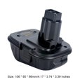 thumbnail image 1 of Adaptador de batería 18V/20V Adaptador de salida 2.5A para herramientas eléctricas domésticas (negro) Ndcxsfigh Para estrenar, 1 of 2