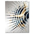 thumbnail image 2 of Designart "Whirls of Serenity in Golden Blue Abstract II" Abstract Fractal Oversized Wall Mirror - Modern Abstract Bathroom Wall Mirror Decor - Multiple Color Options, 2 of 6