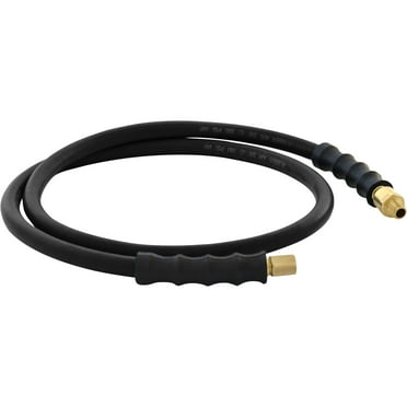 Klutch Professional Rubber Whip Hose, 3/8in. x 5ft., 300 PSI