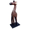 thumbnail image 2 of Stoneage Arts Handmade 8-Inch Wooden Giraffe Statue (Indonesia), 2 of 3