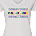 thumbnail image 4 of Inktastic Mardi Gras Mirror Words Women's V-Neck T-Shirt, 4 of 5