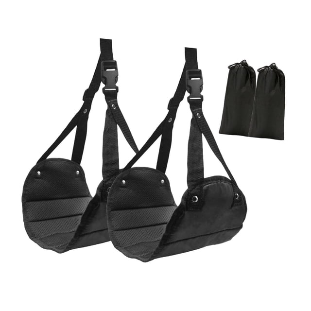 2 reposapiés de avión ajustables para piernas, hamaca para pies, eslinga para pies para accesorios de , avión debajo del escritorio, pies
