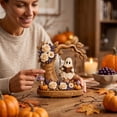 thumbnail image 3 of Swinging Ghost on Tree Swing,Cute Swinging Ghost Halloween Figurine Indoor Decoration,Desktop Bookshelf Decor,Outdoor Courtyard Garden Decoration,Halloween Ghost Gift, 3 of 6
