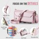 thumbnail image 5 of funda billetera para Samsung Galaxy A32 con Protección RFID, Ranuras para tarjetas, Pata de Cabra, Correa Desmontable-Funda para teléfono tipo Bandolera con Tapa de Cuero PU a prueba, 5 of 9