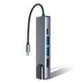 thumbnail image 3 of Tipo C HUB VGA VGA 5GBPS Adaptador de velocidad rápida 5-IN-1 Computadora USB 3.0 Splitter Convertidor de ratón Aluminio Alloy Desktop Suplementos AweSitey EL005708-00B, 3 of 7