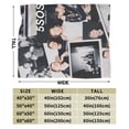 thumbnail image 3 of 5 Seconds Of Summer 5sos Blanket Soft Warm Flannel Air Conditioning Blanket Throw Blankets For Bed Couch Sofa Bedroom Living Room All Season 40"X30", 3 of 9