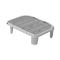 thumbnail image 2 of Alfombrilla para arena de gatos, bandeja para arena de gatitos, almohadilla para el pie de cama, almohadilla anticaídas portátil reutilizable para Gris, 2 of 8