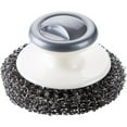 thumbnail image 2 of One Size Stainless Steel Cleaning Ball, Practical Stainless Cleaning with Handle Kitchen Dishwashing Brush Wire Brush Pot Tool Pot Washing Brush for Home Kitchen Bedroom Living Room, 2 of 7