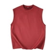 thumbnail image 6 of YLSDY Fashion Cut Off Workout Tank Tops for Men Athletic Gym Running Cap Sleeve Muscle Tee Fitness Bodybuilding Sleeveless T Shirts Wine L, 6 of 8