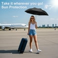thumbnail image 4 of Sherry Travel Mini Umbrella for Purse With Case Small Compact UV Sun Protection Sun Lightweight Tiny Pocket Umbrella for Women and Men, 4 of 8