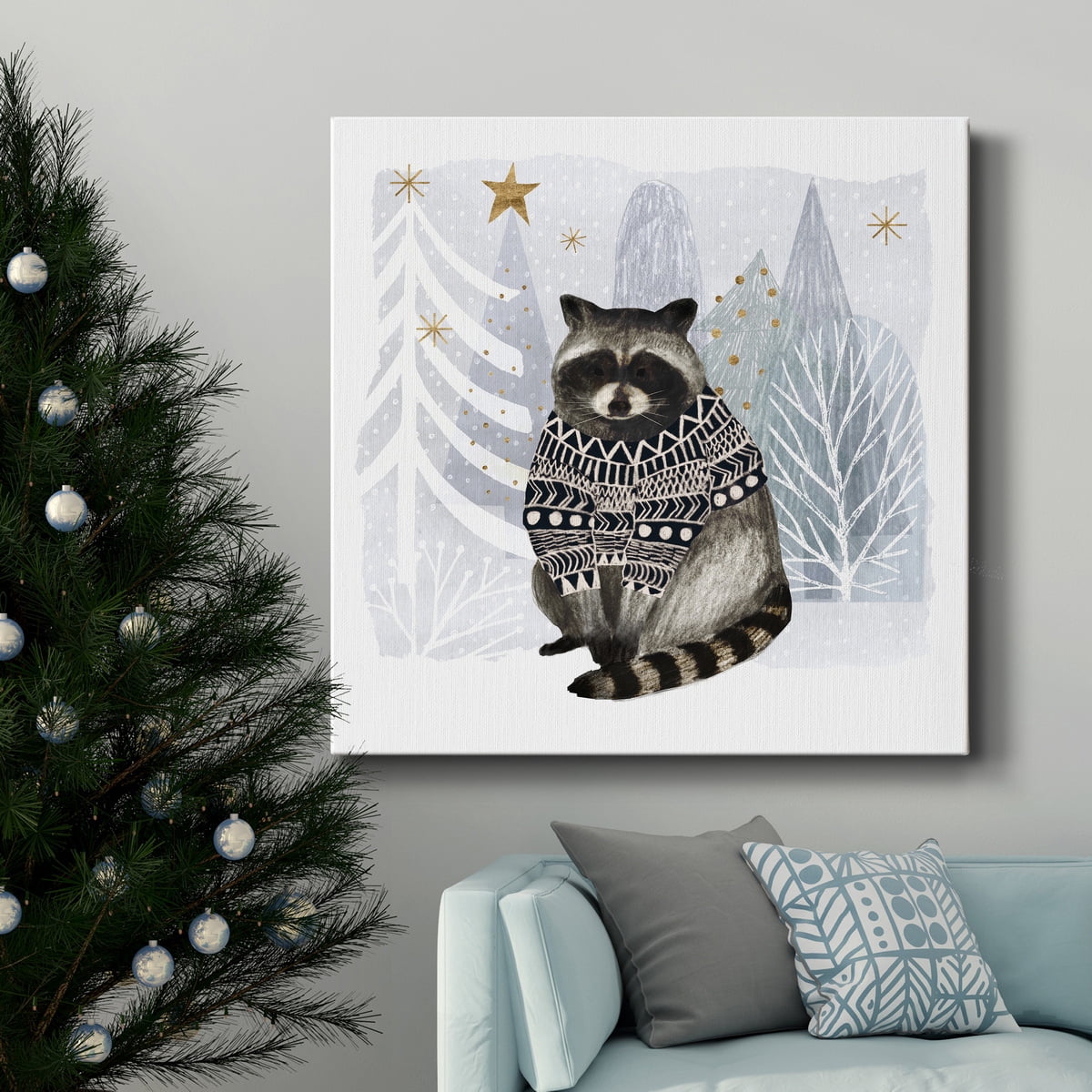 Jingle Sleigh - Premium Gallery Wrapped Canvas - Ready to Hang