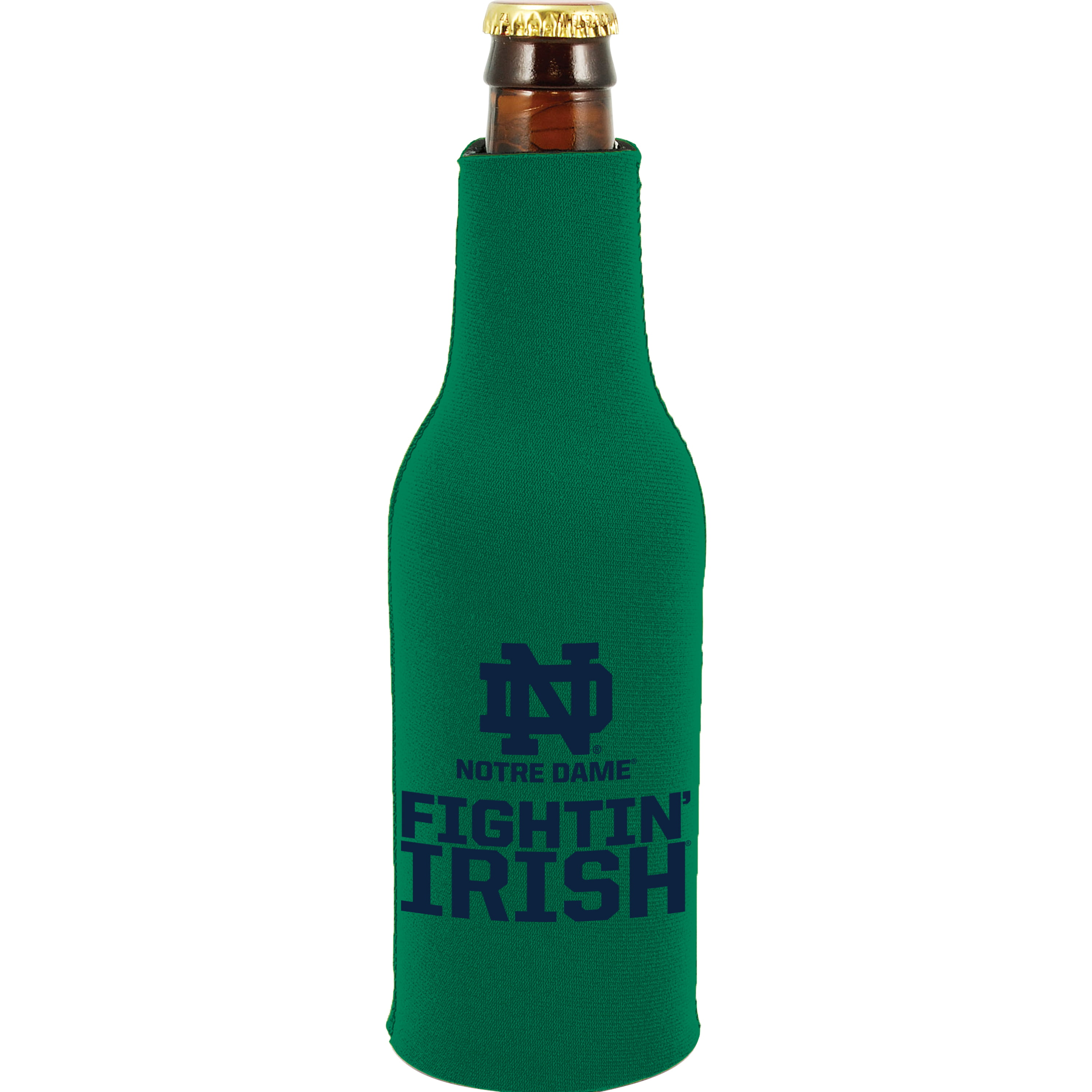 Notre Dame Irish 2-Pack Zipper Bottle Beverage Insulator Neoprene University of 