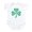 Cloud White, variant on CafePress - Shamrock Of Shamrocks Baby Light Bodysuit - Baby Light Bodysuit, Size Newborn - 24 Months