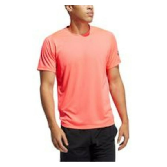 ADIDAS Mens Freelift Pink Short Sleeve Moisture Wicking T-Shirt 2XL