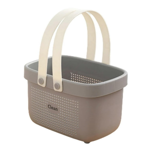 Portable Shower Caddy with Handles Storage Organizer Bin for Bathroom Green