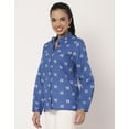 thumbnail image 3 of Moomaya Cotton Printed Summer Shirt For Women, Full Sleeve Designer Shirt Top, 3 of 9