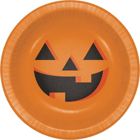 Halloween Pumpkin 20Oz. Paper Bowl 8 pack