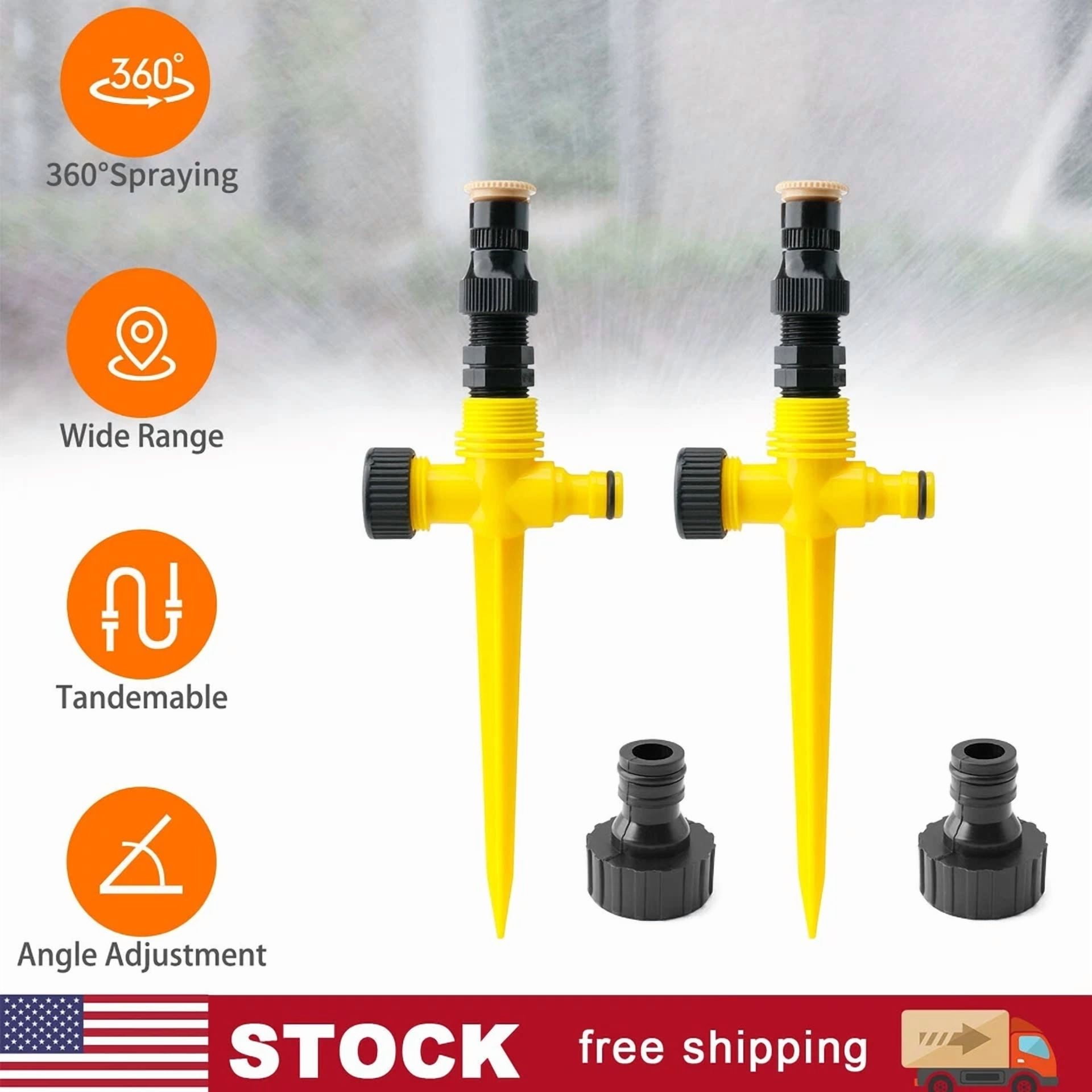 PURELY- 360° Automatic Rotating Sprinkler Irrigation System Garden Lawn Sprinkler System