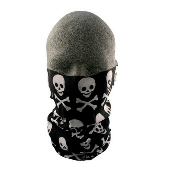 Zan Headgear Motley Neck Tube Cross Bones