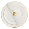 thumbnail image 4 of 24Pcs Christmas Napkin Button Napkin Ring Napkin Ring Cloth Ring Diamond Christmas Napkin Rings, 4 of 9