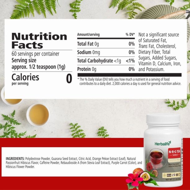 Herbalife N-R-G Tea: Passionfruit Hibiscus for Office Breakroom