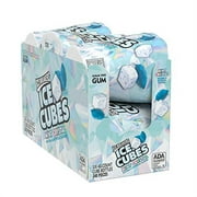 ICE BREAKERS Ice Cubes Mint Crystal Sugar Free Chewing Gum Bottles, 3.24 oz (6 Count, 40 Pieces)