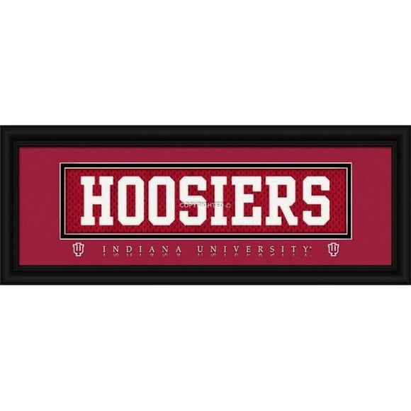 Indiana Hoosiers Cousu Imprimé Slogan Uniforme - Hoosiers