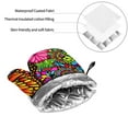 thumbnail image 6 of Pofeuu Butterfly Garden Print Oven Mitts and Pot Holders 4 pcs Set,High Heat Resistant 500 Degree Extra Thicken Long Kitchen Cotton Oven Glove for Cooking, 6 of 6
