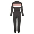 thumbnail image 5 of YUGYXL Lounge Sets for Women Two Piece Travel Outfits Sweatsuits 2 Piece Fashion Trendy Pajamas Dark Gray S, 5 of 5