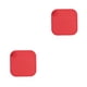 thumbnail image 2 of Matsuzay Cubierta de desodorante de drenaje de piso cuadrado baño bañera fregadero antiolor antideslizante almohadilla de sellado lavable Rojo 2piezas, 2 of 6