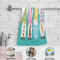 thumbnail image 4 of Coolnut Cute Easter Bunny Gnomes Hand Towels 2 PCS, Carrot Egg Kitchen Towel Ultra Soft and Highly Absorbent,Decorative Fingertip Face Towel for Bathroom Hotel, 28.3"x14.4", 4 of 5