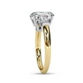 thumbnail image 3 of IGI Certified Lab Grown Diamond Ring | Center 8.5x6.5mm Radiant Cut Three Stone Engagement Promise Rings For Women In 18k Solid Yellow Gold | F-G, VS-SI Quality (3.10 Ctw) Ring Size-7.5, 3 of 7