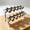Dumbbell Rack, variant on 1/10 All-Metal Miniature Dumbbell Rack Model Set, Two-Tier Fitness Equipment Display with 10 Pairs of Removable Mini Dumbbells, Stainless Steel Desktop Decor for Office & Man Cave