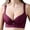 Purple, variant on Women's Large Breathable Thick Thin Back No Steel Ring Uphold Gathering Bra Purple 34