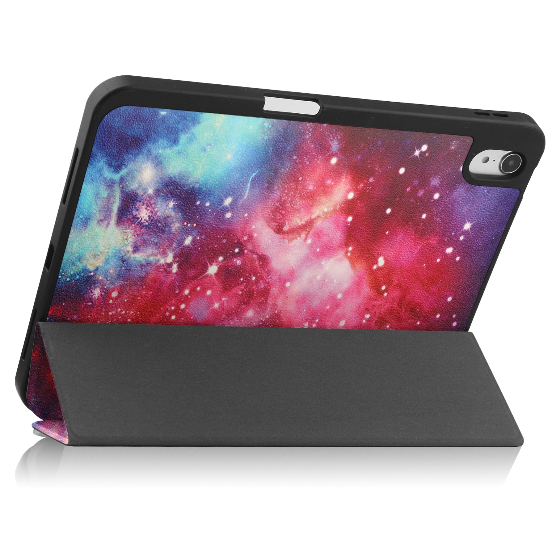 Feishell Fit for Apple iPad 10th Gen 10.9 inch 2022 Smart Case, Built-in Pencil Holder,Auto Sleep/Wake,Luxury PU Leather Magnetic Flip Tri-fold Stand Slim Thin Protective Cover,Galaxy
