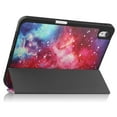 thumbnail image 3 of iPad 10.9 Case, iPad 10th Generation Case, iPad 2022 Case 10.9" Tri-fold - Alltyech Multi Angle Stand Auto Sleep Wake Protective with Pencil Holder Case Cover for Apple iPad 10.9" 2022 - Galaxy, 3 of 8