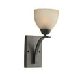 thumbnail image 2 of Woodbridge Lighting North Bay 1 Light Wall Sconce in Satin Nickel/Opal, 2 of 2
