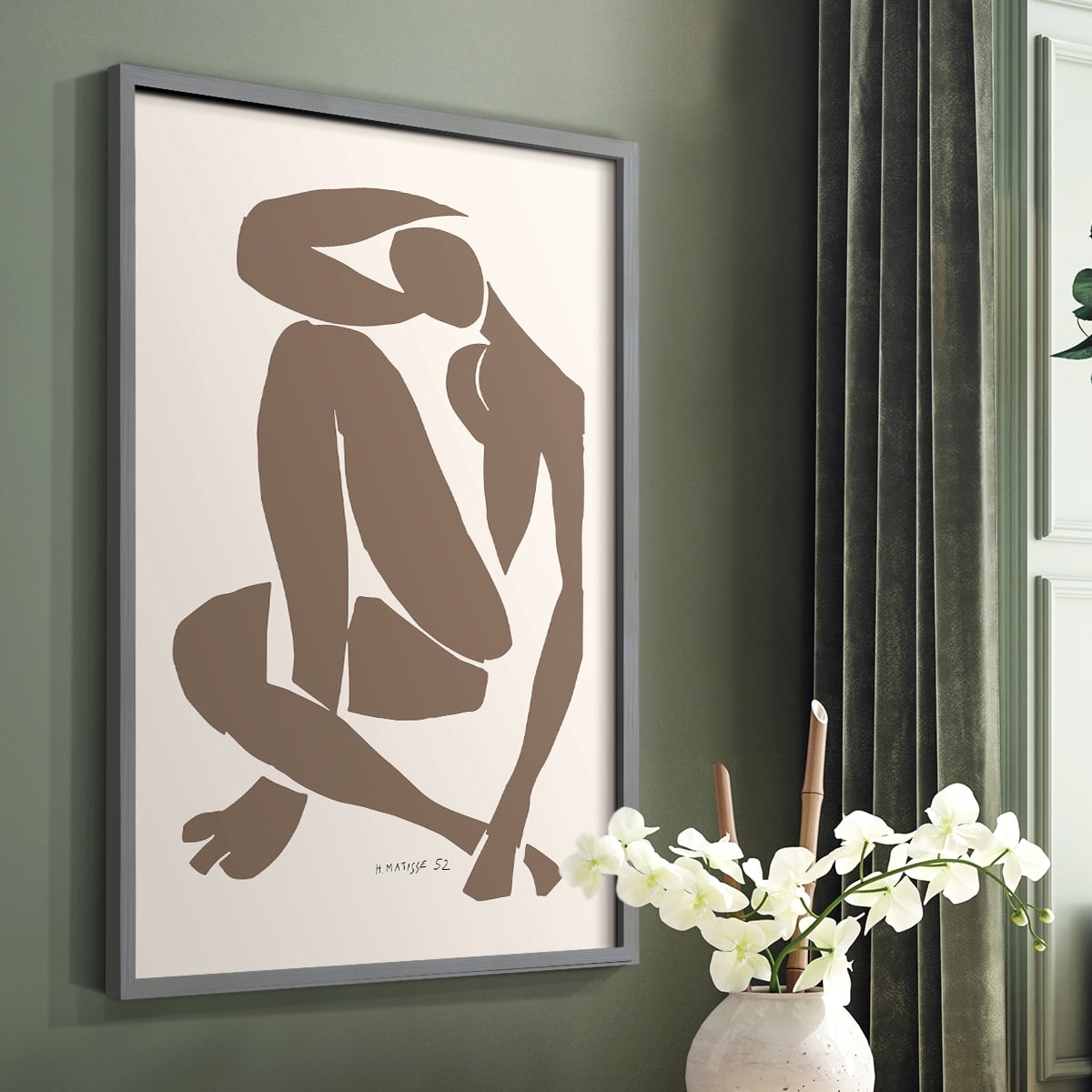 Matisse CCXVI in Solid Wood 22 x 28 Framed Print