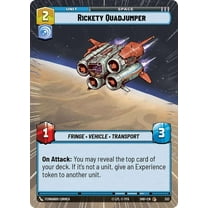 Star Wars: Unlimited Shadows of the Galaxy Common Rickety Quadjumper #332 (Hyperspace FOIL)
