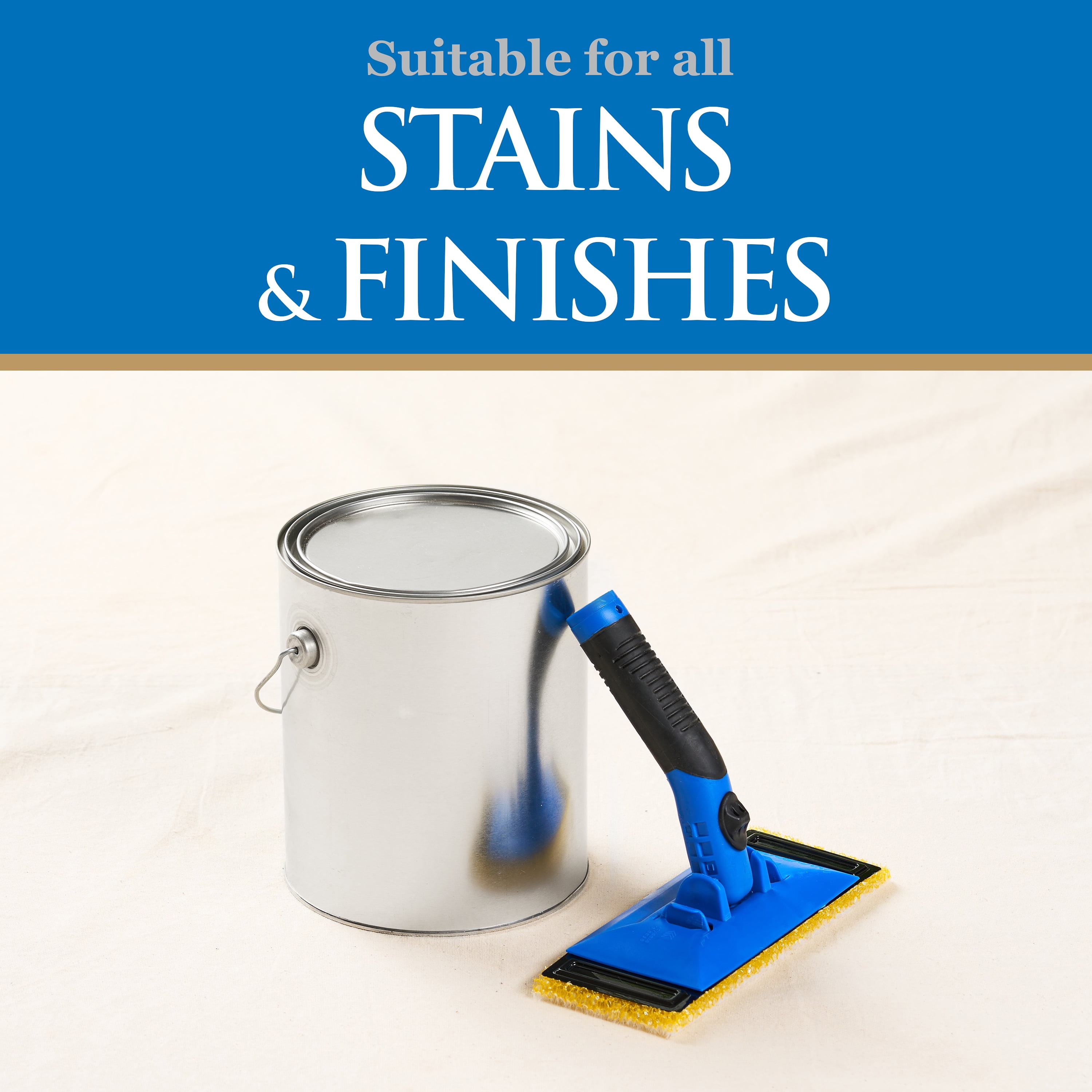 (2 pack) Linzer PRO STAINER 9" Stain Pad for All Stains on Rough Outdoor Surfaces