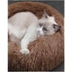 thumbnail image 5 of Camas para gatos de interior, cama lavable con forma de dona para gatos y perros, cojín de felpa suave para mascotas, base impermeable y esponjosa para perros y gatos, cama calmante y, 5 of 5